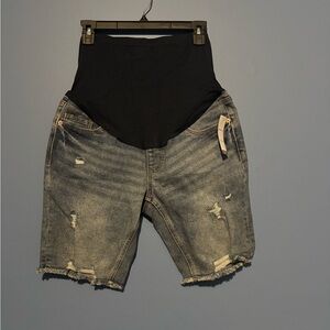 NEW MATERNITY Blue Women's Denim Shorts